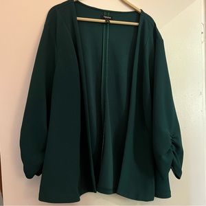 Slightly used green blazer from Torrid